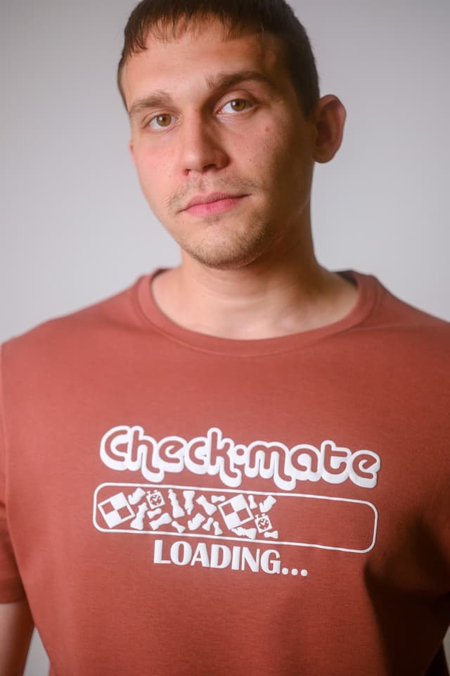 Checkmate Satranç T-shirt resmi